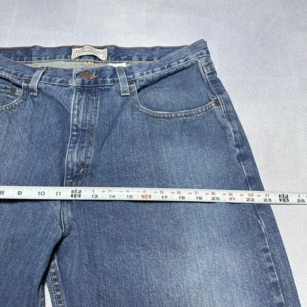 Vintage Y2K Levi's Signature Loose Straight Blue Denim‎ Jeans Men's 34x32.5**